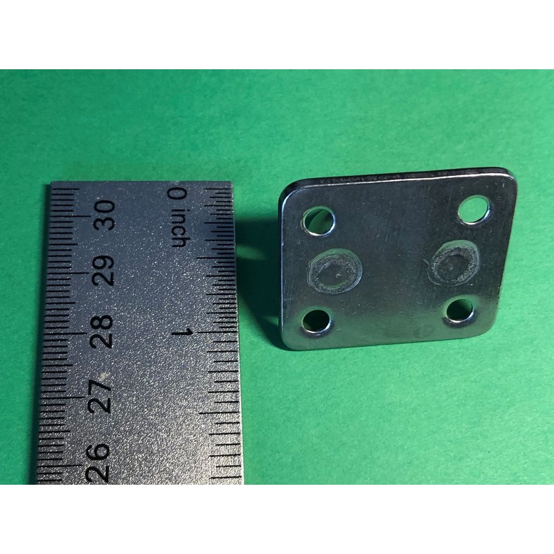2 Pieces Stainless Steel 316 Square Pad Eye 3/16" 5mm