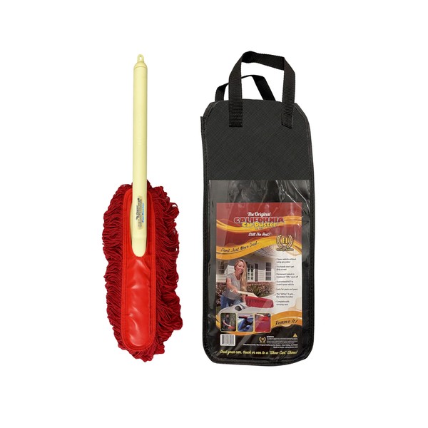 California Car Duster Heritage Car Duster with Plastic Handle and Cotton Mop 86243