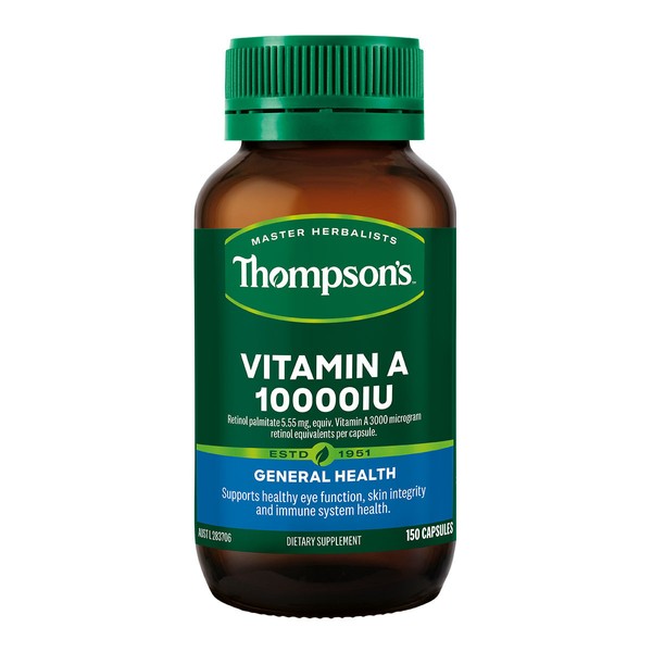 Thompson's Vitamin A 10000iu - 150 capsules
