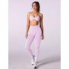 ABOCIW Pink Workout Sets for Women 2 Piece Seamless Scrunch