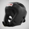 Top Ten Fight Head Guard (Black, Large)