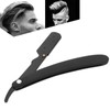 Men's Straight Edge Razor Stainless Steel Manual Razor for Barber