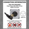Comfort Zone CZ290 NEMA 6-30P 4,800-Watt Fan-Forced Industrial Heater, Integrated