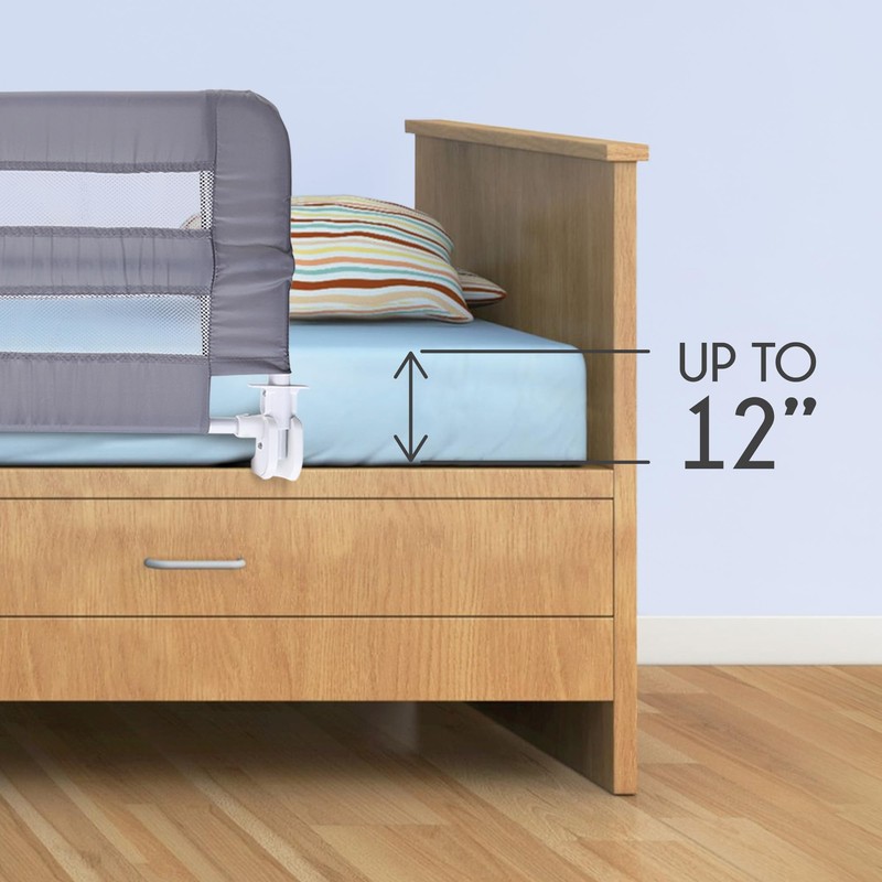 Little Chicks Fold Down Sydney Toddler Bed Rail Guard -