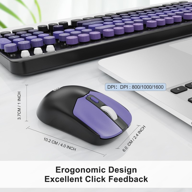 Wireless Keyboards Mouse Combos, Creamy Keyboard, Cute Wireless Keyboard and
