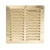 TIMCO 1225PB Brass Timloc 9x9 Metal Internal Louvre Grille Vent