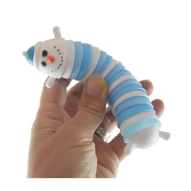 Set of 2 Wiggle Snowman Fidget Wiggle Articulated Jointed Moving Toy - Unique - Christmas Winter Toy