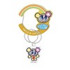 Angel Blue Acrylic Carabiner with Charm Hana-chan