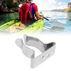 Stainless Steel Boat Hook Spring Clamp Holder Bracket Clip Versatile