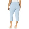 Briggs New York Women's Plus-Size Pull on Capri L Pocket,