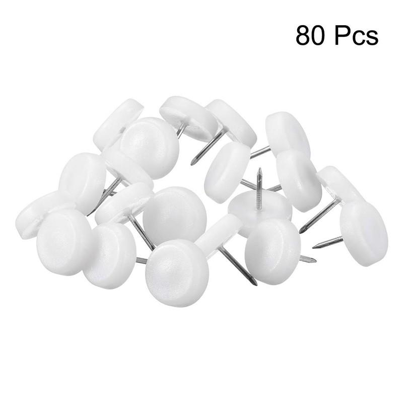sourcing map Furniture Feet Nail Plastic Glide Nails Chair Table