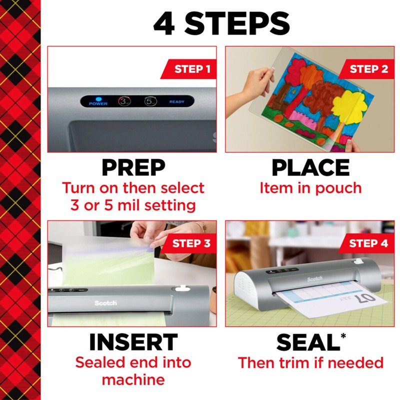Scotch Thermal Laminator, 2 Roller System for a Professional Finish,