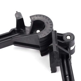 Tube Bender, 4 in 1 Manual Pipe Bender 180 Degree Heavy Duty Bending Tool Pipe Bending Pliers 3/16 '' 1/4 '' 5/16 '' 3/8 ''