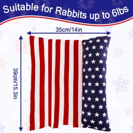 PETKNOWS 15.7X14 Inch Rabbit Bed, Padded Concave Bed for Small Animals, Cuddle Cushion Plush Mat with Cotton Lounger Pillows for Bearded Dragons, Guinea Pigs, Rabbits, and Hamsters