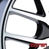 TR60 17x7.5, Bolt Pattern: 5x112/120, Offset: 42, BLACK/MACHINED FACE/BLACK RING,
