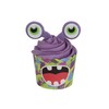 PME Cupcake Decorating Kit with Edible Toppers, Alien Invasion