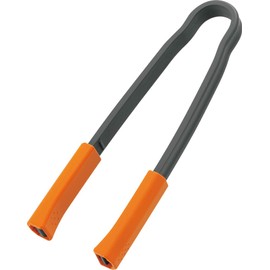 Akebono Sangyo CH-2063 Orange Long Tongs, Made in Japan, Insert Split Chopsticks and Convert Into Tongs, Replacing Tips When Dirty, Hygienic, Long Type, Distance From Heat Source