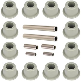 Huskey Club Car Precedent Front Lower Spring & Upper A-Arms Bushing Kits With 12X Urethane Bushings, 2X Sleeves For Front Spring, 2x Inner Rolled Sleeves and 2x Outer Rolled Sleeves for Upper A Arms
