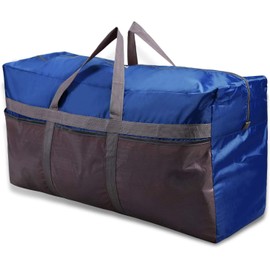REDCAMP 96L Extra Large Duffle Bag Lightweight, Water Repellency Travel Duffle Bag Foldable for Men Women, Dark Blue