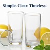US Acrylic Classic Clear Plastic Reusable Drinking Glasses (Set of
