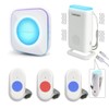 LIOTOIN Wireless Caregiver Pager Call Button Call Bell for Elderly/Patients