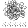 AUXBC 48PCS 1.2 Inch 304 Stainless Steel S Hooks, Heavy