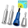 Qishiyi 4 PCS Wire Twister Tool for Drill,3-Way and 5-Way