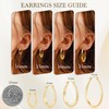 Kelli Myers Gold Hoop Earrings 14K Gold Earrings for Women