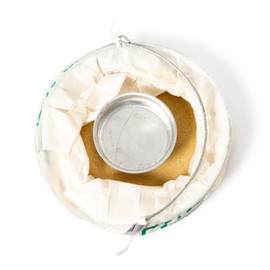 kadoh Paper Lantern (M) Height 12 cm Diameter 9.5 cm "Frohe Weihnachten" Green Christmas Lantern