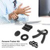 Hand Grip Strengthener Kit Elastic Silicone Skin Friendly Portable Forearm