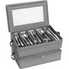Lifewit - Caja de almacenamiento de cubiertos cubiertos con tapa