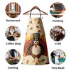 Kwlegh Thanksgiving Aprons for Women Men Turkey Apron with Adjustable