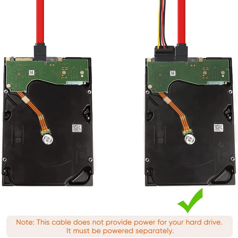 CABLEPELADO SATA Cable 0.50m Red