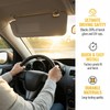 Sun Visor Pair Compatible with 2010-2013 Mazda 3 (Non-Illuminated) -