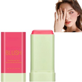 FARSEE Barra de colorete de larga duración, crema de colorete hidratante, colorete suave y duradero, específico para maquillaje (Rojo)