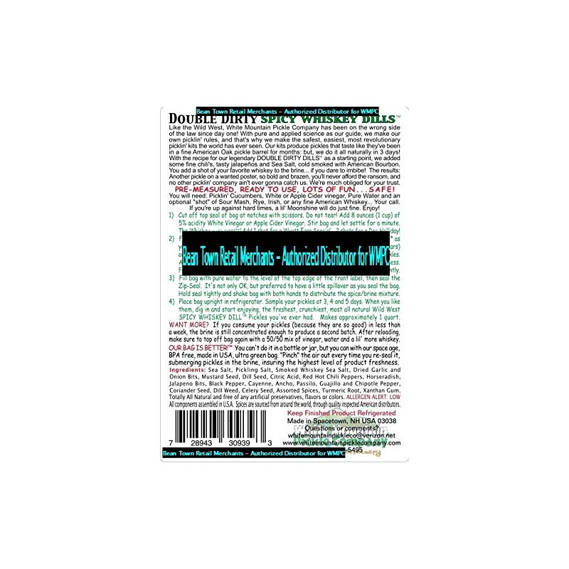 White Mountain Pickle Company Double Dirty Deuces 2+2 Pack