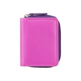 Visconti Women's Leather Purse Berry With RFID Protection RB53