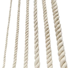 Cotton Cord Cotton Rope Yarn Thick Rope 15 mm Macrame Rainbow DIY Set (10 m)