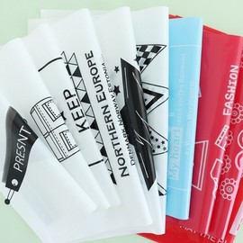 Bless Pack Premium Printed Ring Handle Bags 30x40 (100 pcs) - 10 Designs Flag 2ea