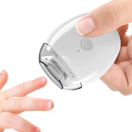 Vgvgaj Baby Nail Filer Electric - Automatic Nail Clipper,Portable Polishing Nail Clippers, Nail Filer with 3 Adjustable Speeds, Nail Cutter for Kids, Seniors, Adults