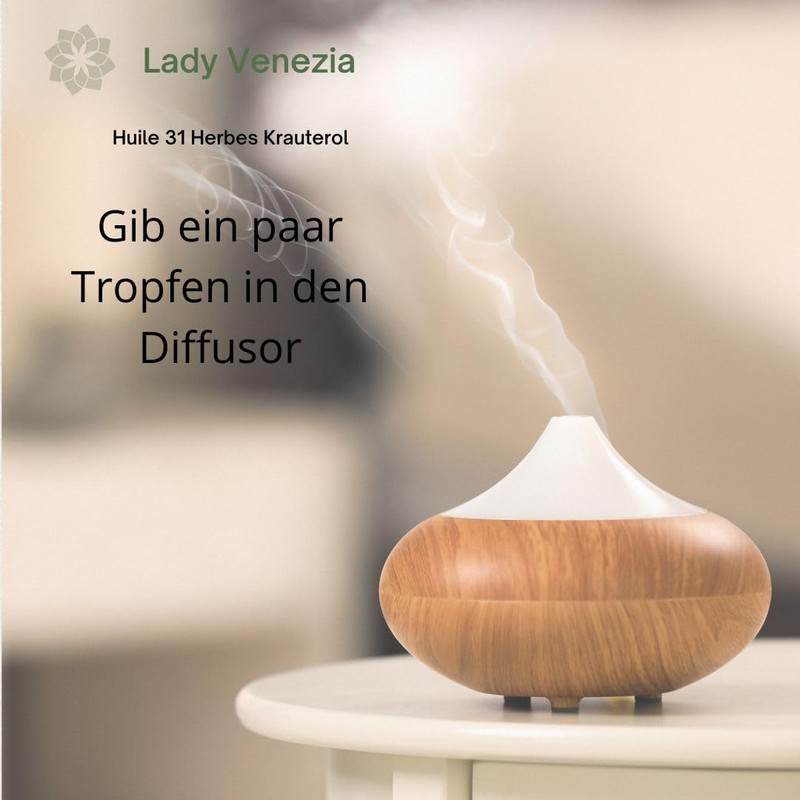 Lady Venezia, Oil 31 Herbal Oil 100ml Essential Oil Massage