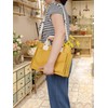 TeeYee Women's Medium Handbag Canvas Shoulder Bag Shopper Multi Compartments