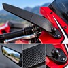 Motorcycle Wing Mirrors for Sportbike Rearview Visibility – Foldable Aerodynamic-Style