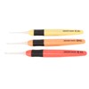 3 Pcs Lighted Crochet Hooks Set 2.5mm 3.0mm 3.5mm Lightweight