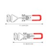 E-TING 6-Pack 4001 330Lbs Holding Capacity Adjustable Toggle Latch Clamp