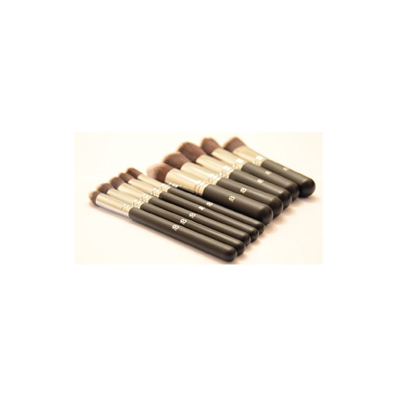 IB Essential 10pc Piece Luxury Black With Chrome Copper Silver