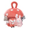Lambs & Ivy Interactive Plush Mushroom House with Stuffed Animal