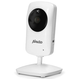 Alecto DVM-64C Additional Swivelling Camera for Alecto DVM-64 Wireless Baby Monitor - Indoor Additional Baby Camera (Monitor with Alarm) - White