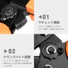IWISS SN-48BE Simultaneous Crimping Pliers, Ratcheting Type, Open Barrel, Faston