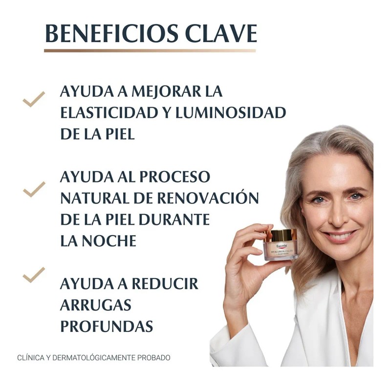 Crema Facial Antiarrugas Eucerin Elastic Filler Noche 50ml